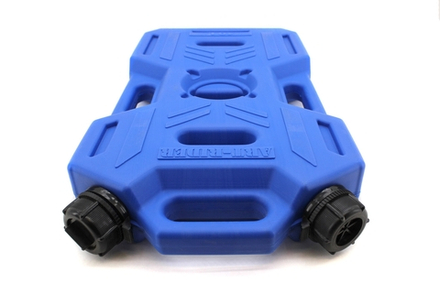 Канистра экспедиционная PRO 10 литров две горловины и заправочный носик (синяя)