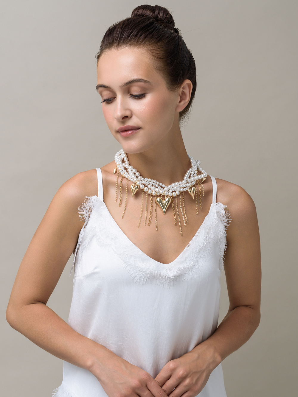 Колье "Elongate Massive" Gold