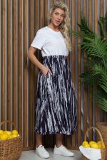 Юбка бохо (синяя) Ю13379-10М LT Collection