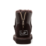 Угги Mini Zip Metallic Chocolate
