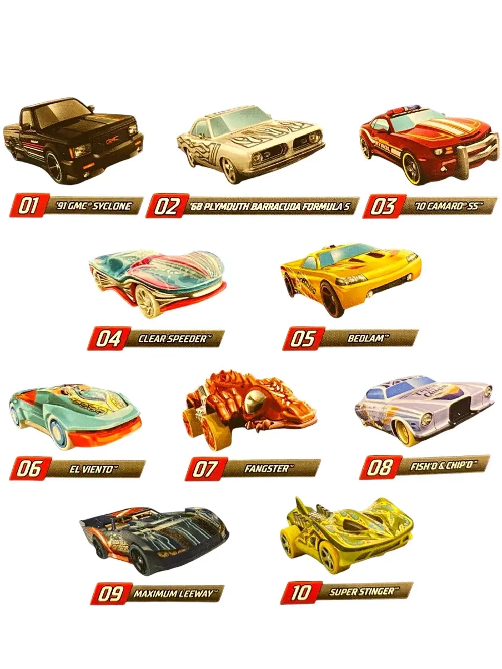 Машинка Хот Вилс Mystery Models 2 серия