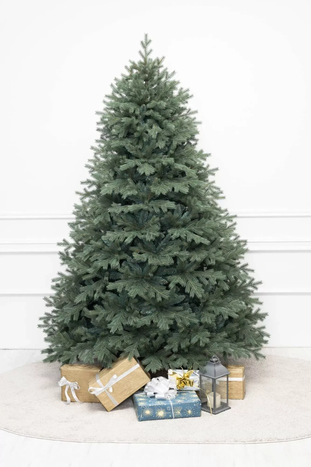 Искусственная елка Кремлевская голубая 270 см., Литая хвоя+ПВХ, ЕлкиТорг (19270)