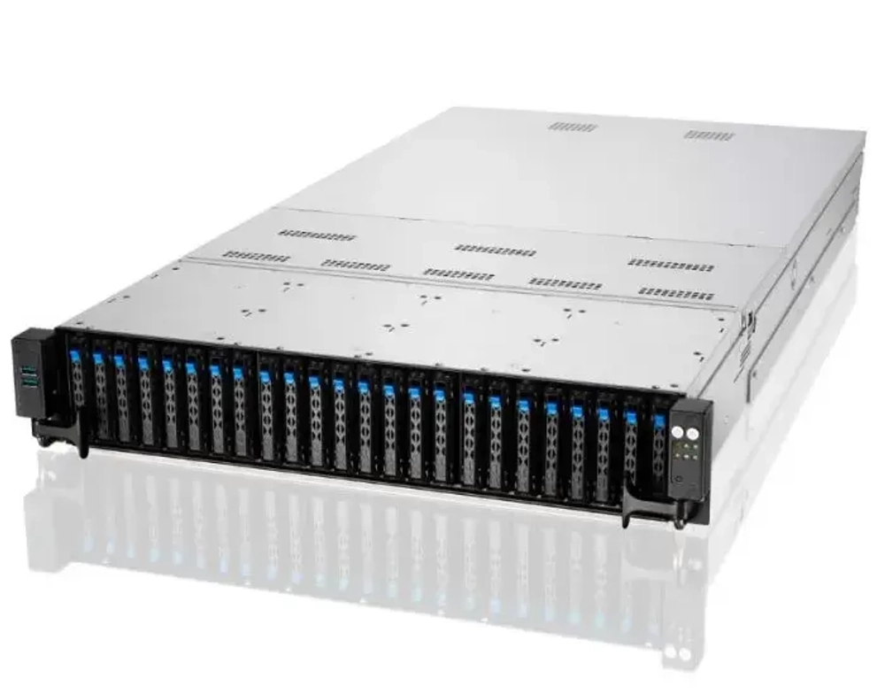 Серверная платформа 2U ASUS RS720A-E11-RS24U/10G/2.4KW/24NVMe/GPU