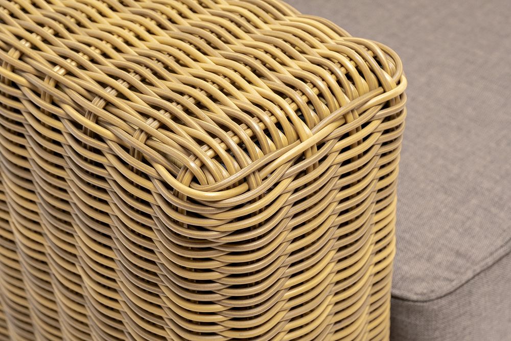 "Боно" лаунж-зона из искусственного ротанга, цвет соломенный