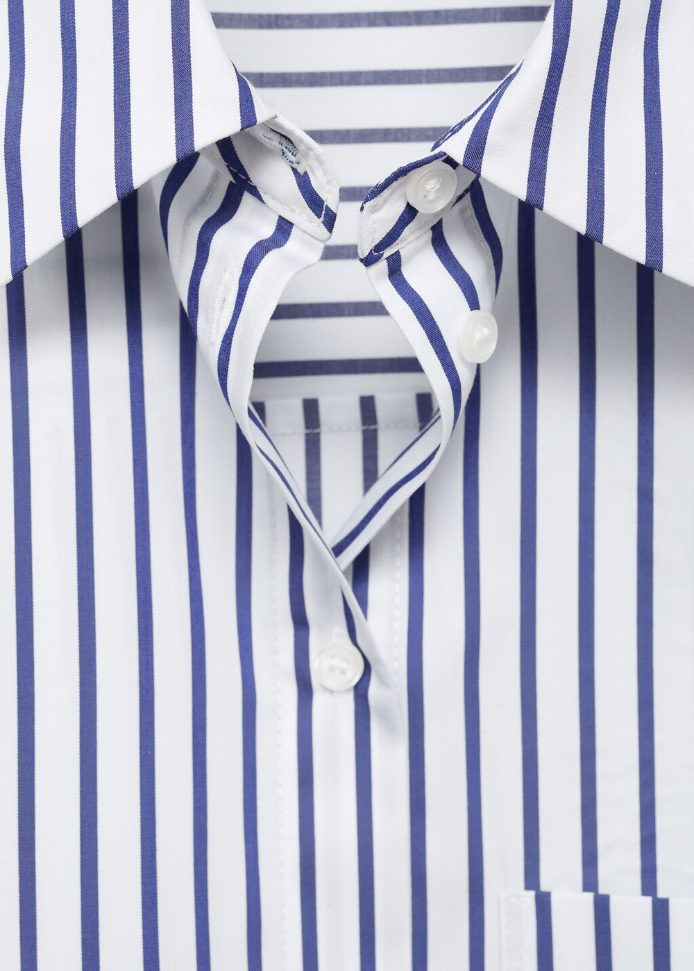 Укороченная рубашка в полоску