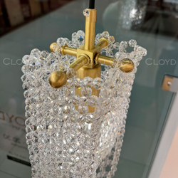 Подвесной светильник Cloyd WITTE P1 / Ø10 см - латунь (арт.11536)