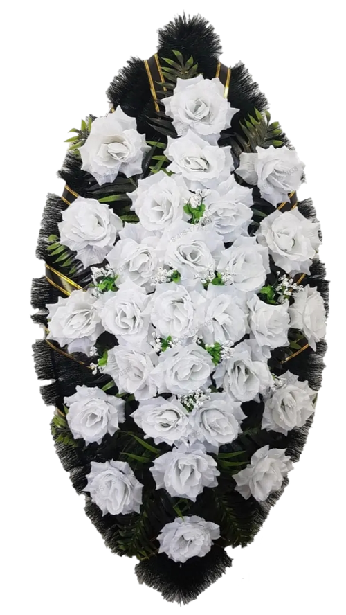 Венок из искусственных цветов «Классика №35» (125 см)