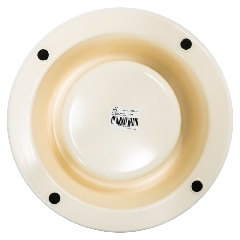 Миска SuperDesign на меламиновой подставке 400 мл, белая Миска SuperDesign на меламиновой подставке 400 мл, белая