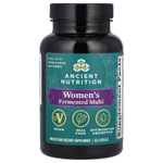 Ancient Nutrition, Ферментированный мультивитамин для женщин, 60 капсул