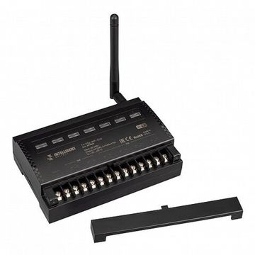 Релейный модуль 029696 черный ty-706-wf-din (230v, 2х16a + 4х10а) intelligent Arlight