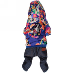 Костюм для собаки «Monster» с капюшоном, размер L(32*44*30см) Ultramarine