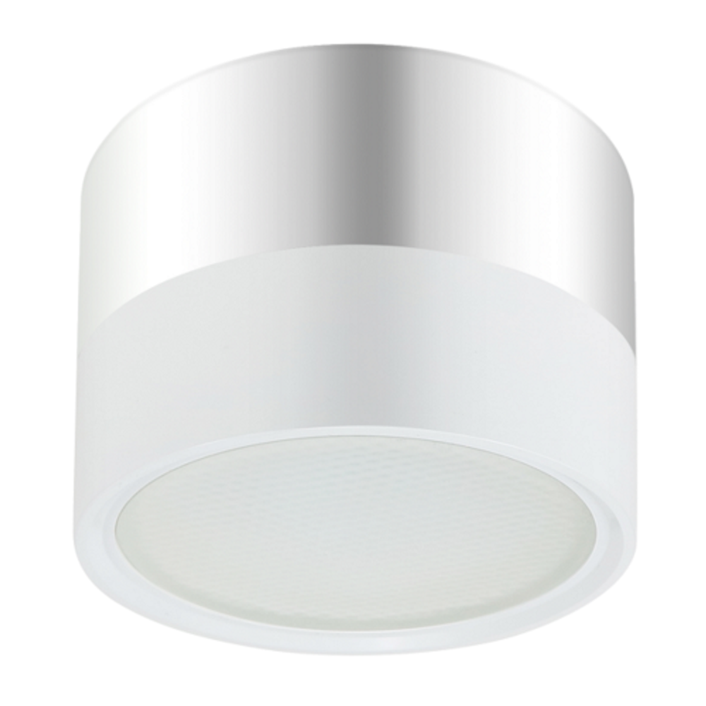 OL7 GX53 WH/CH Подсветка ЭРА Накладной под лампу Gx53, алюминий, цвет белый+хром