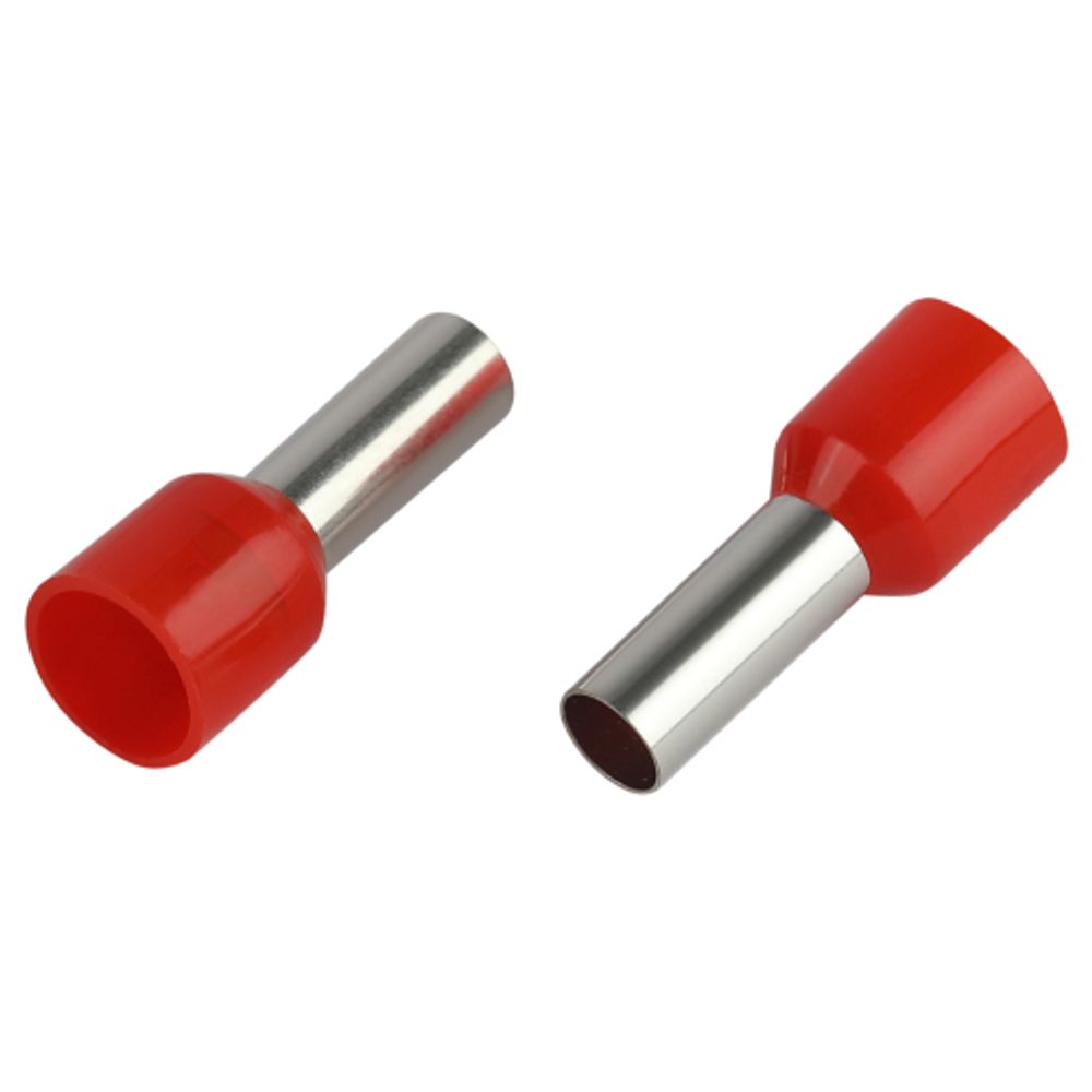 Наконечник-гильза ЭРА NO-225-08 НШвИ 10.0-12 с изолированным фланцем упаковка 10 шт | Наконечники слаботочные