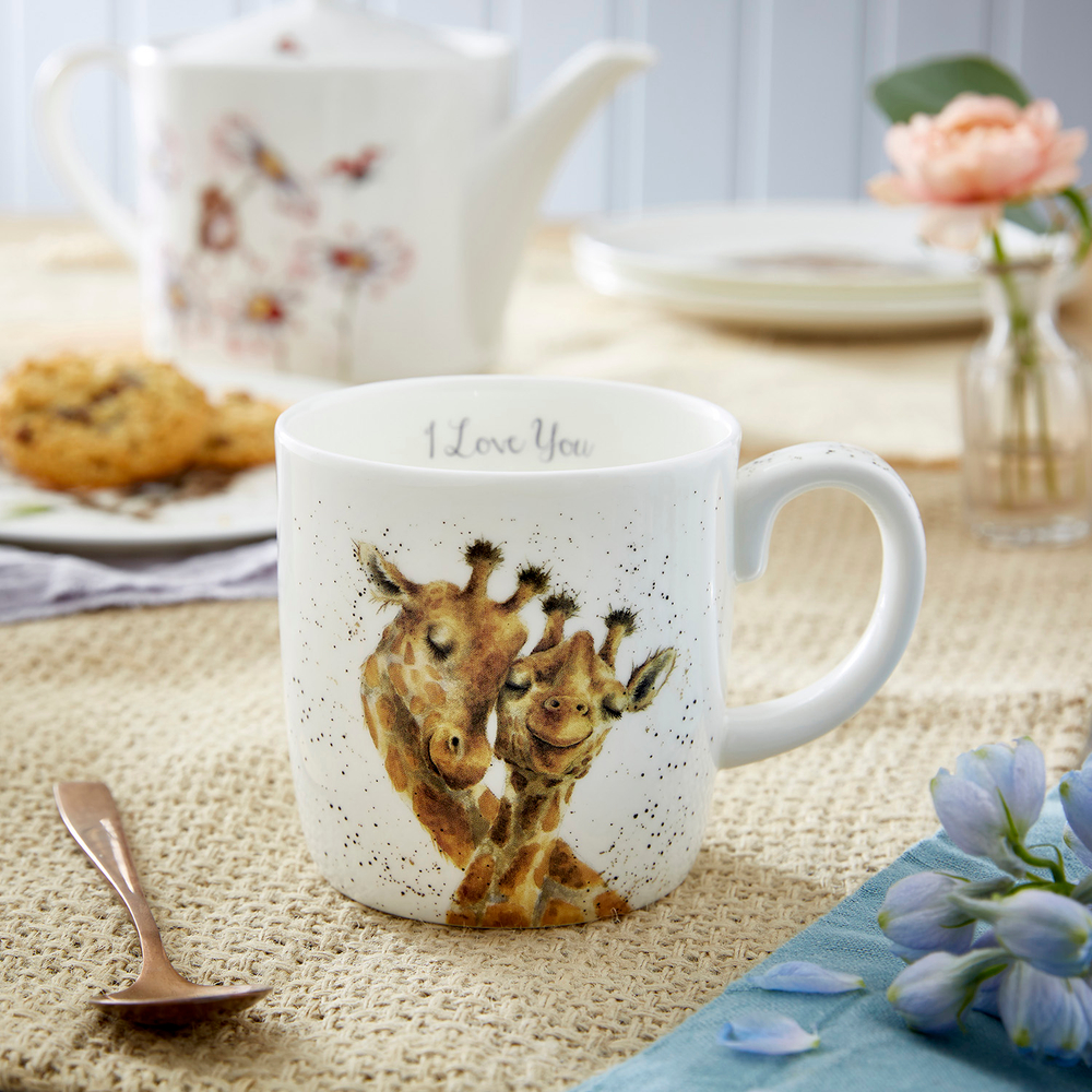 Royal Worcester Кружка Wrendale Designs 400 мл Я люблю тебя жирафы MMSI4020-XD