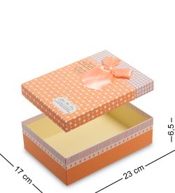 WG-30/1-B Коробка подарочная «Прямоугольник» цв.коричневый