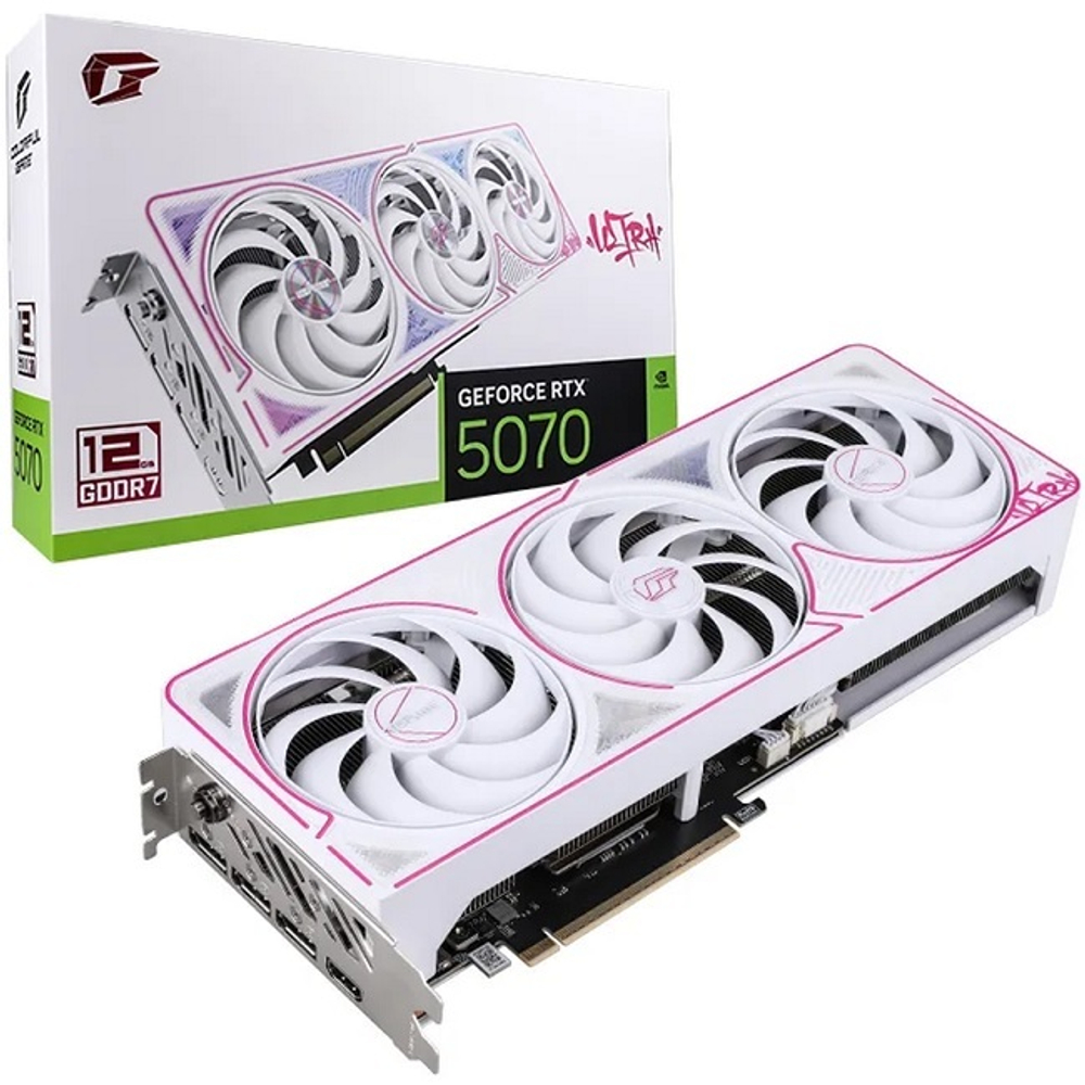 Видеокарта Colorful GeForce RTX 5070 Ultra W OC 12GB-V 12GB (RTX 5070 12GB ULTRA W OC 12GB-V)