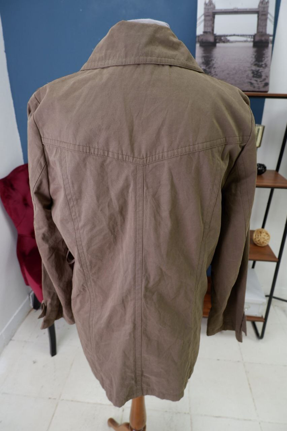 Куртка тонкая на пуговицах 48 размер