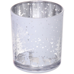 Подсвечник «Зимнее сияние» 7*7,8 см, Белый