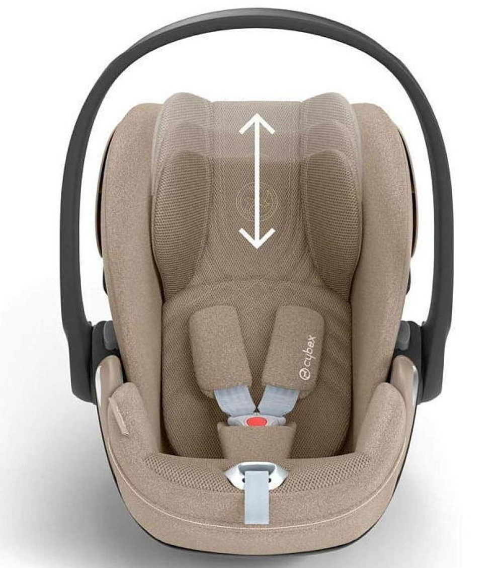 Коляска Cybex Priam IV Chrome Brown complete Cloud T Cozy Beige Plus Base T 4 в 1 Mirage Grey