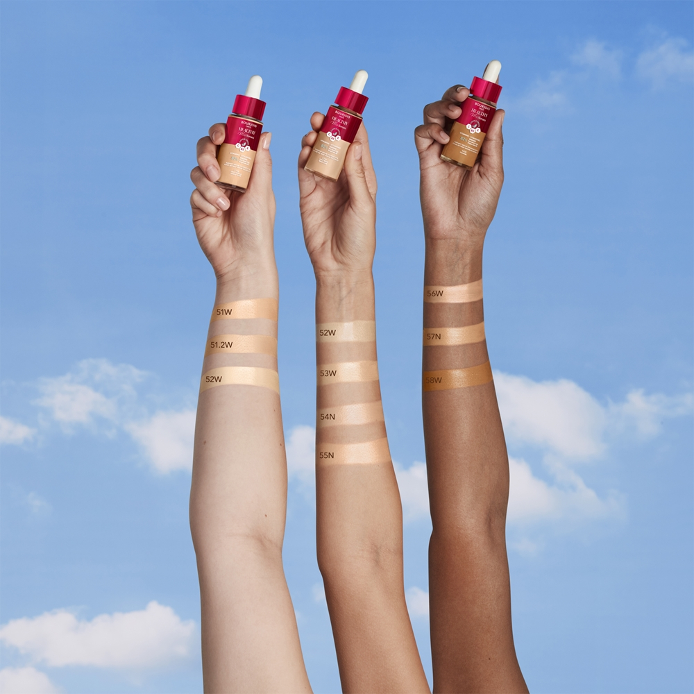 Bourjois Healthy Mix - Легкий тональный крем для естественного макияжа оттенок 51.2W Golden Vanilla, 30 ml