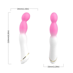 Вибромассажер для точки G Silicone Toys USK‑V24, 21,5 см, 9 режимов