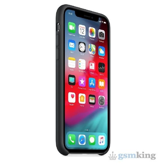 Silicone Case iPhone X/XS Black (Чёрный)