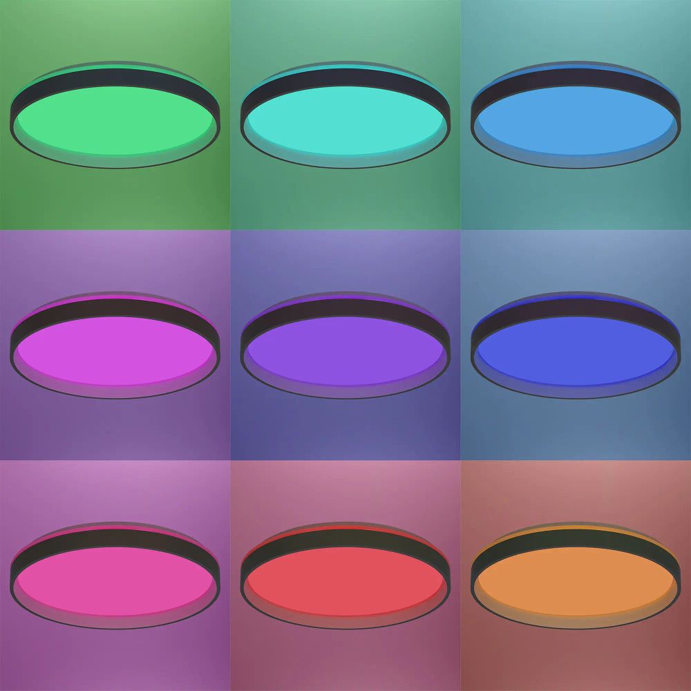 Citilux ENZO CL753513G LED RGB Светильник с пультом Серый + Белый