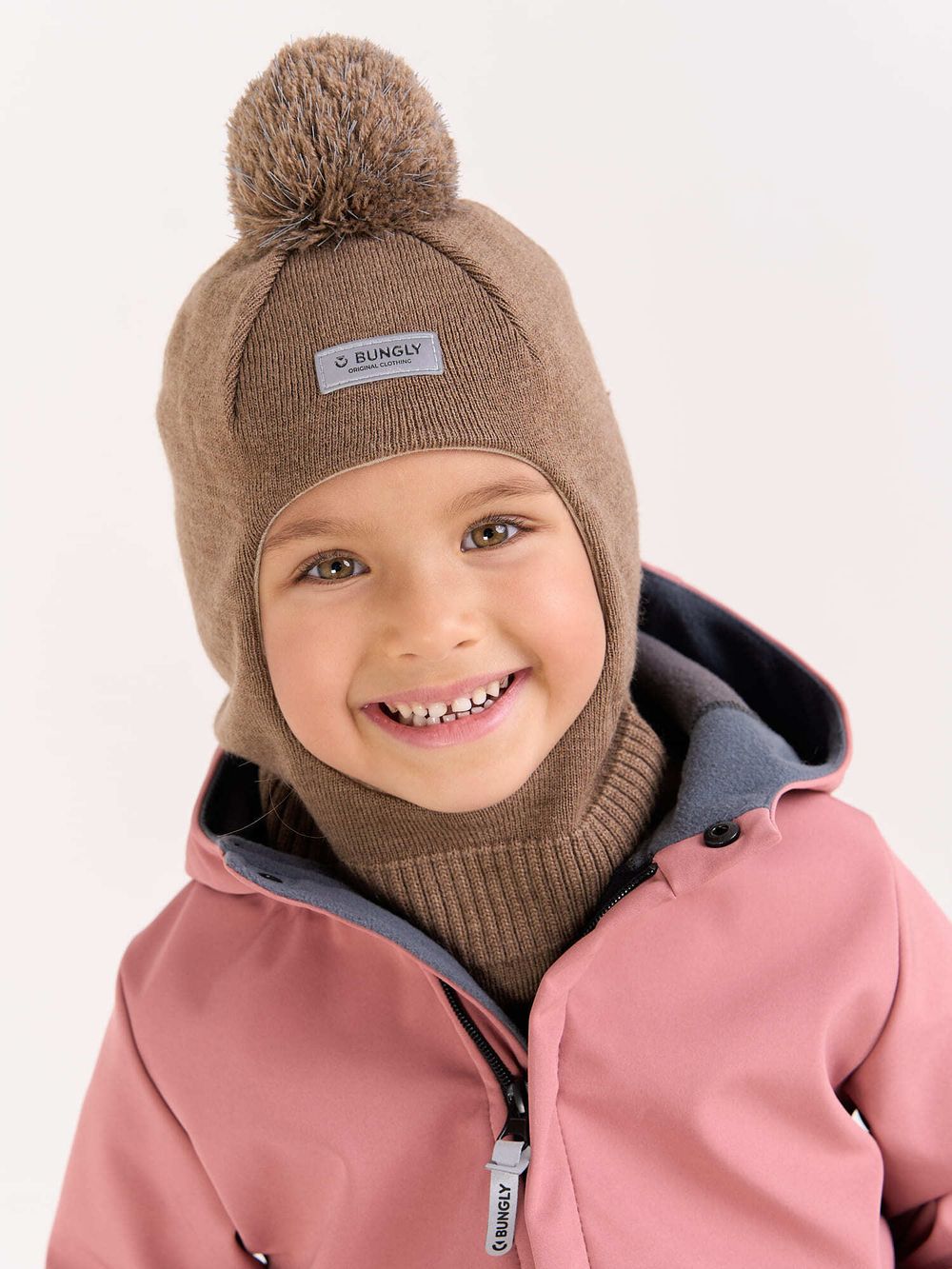 Шлем демисезонный из смесовой шерсти "Мокко"