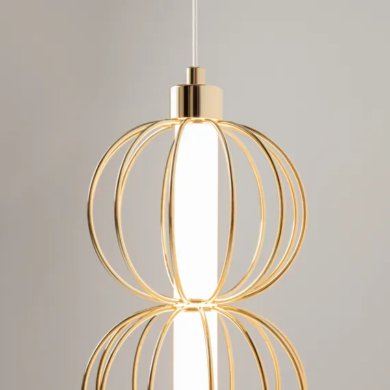 Настенный светильник (бра) Золотая клетка / Golden Cage 3000К 17Вт Maytoni mod216wl-l10g3k