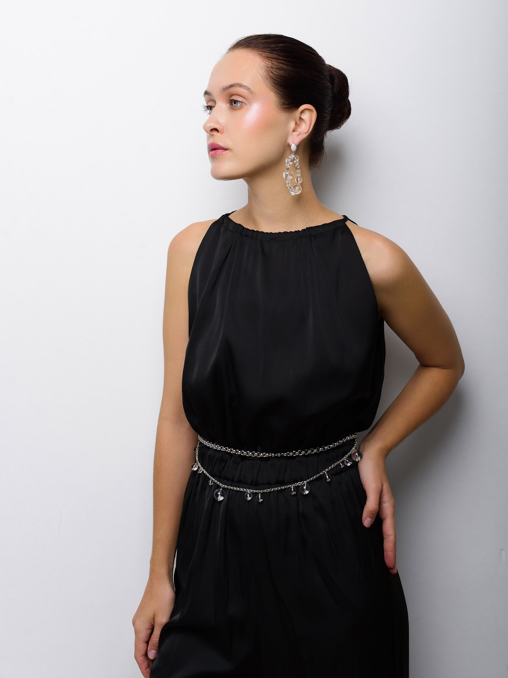 Пояс "Chain ball bubble" Silver