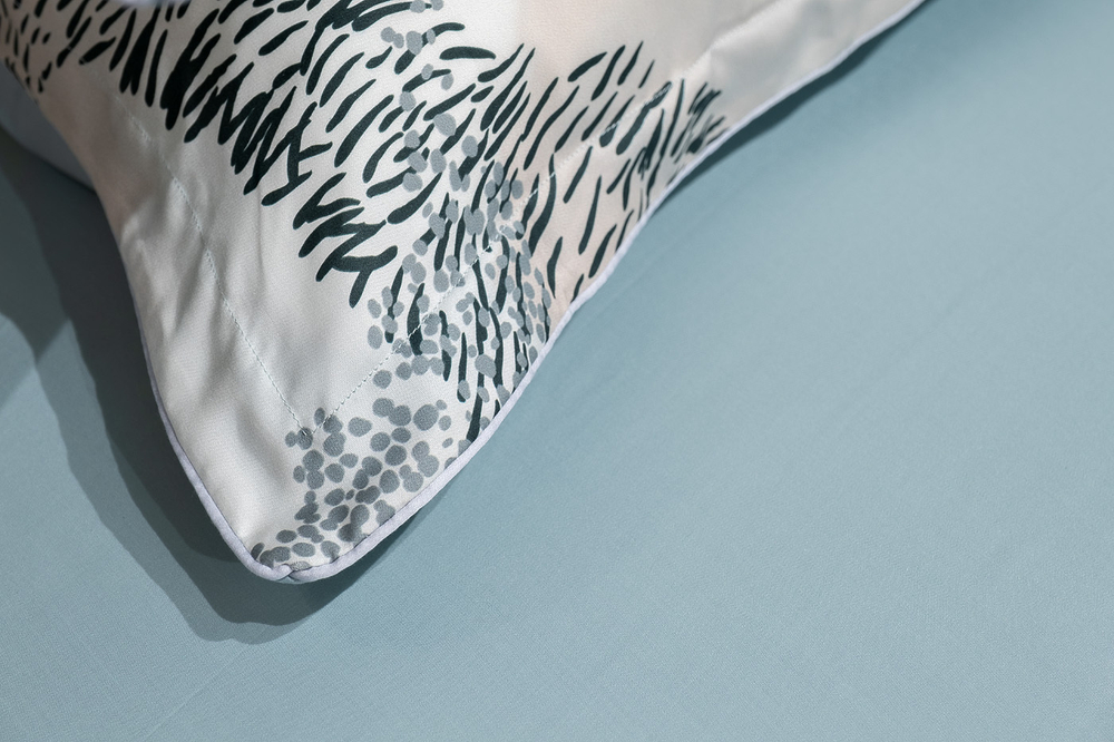 Наволочки 2шт 50x70 Garda Decor Нувола бирюзовые