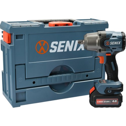 Гайковерт ударный аккумуляторный SENIX PDWX2-M7-EU, 1акб, зу