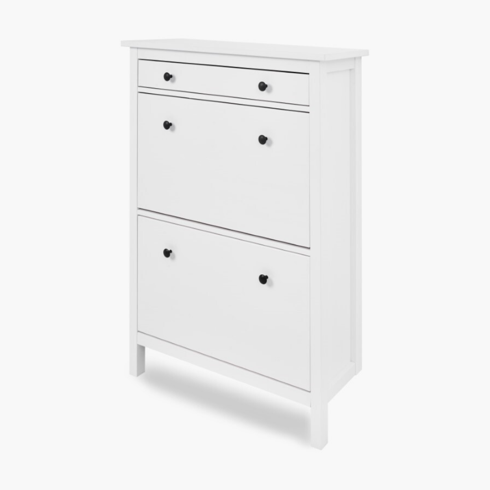 Обувница 3 ящика КЫМОР (HEMNES), 89х31х128 см, белый