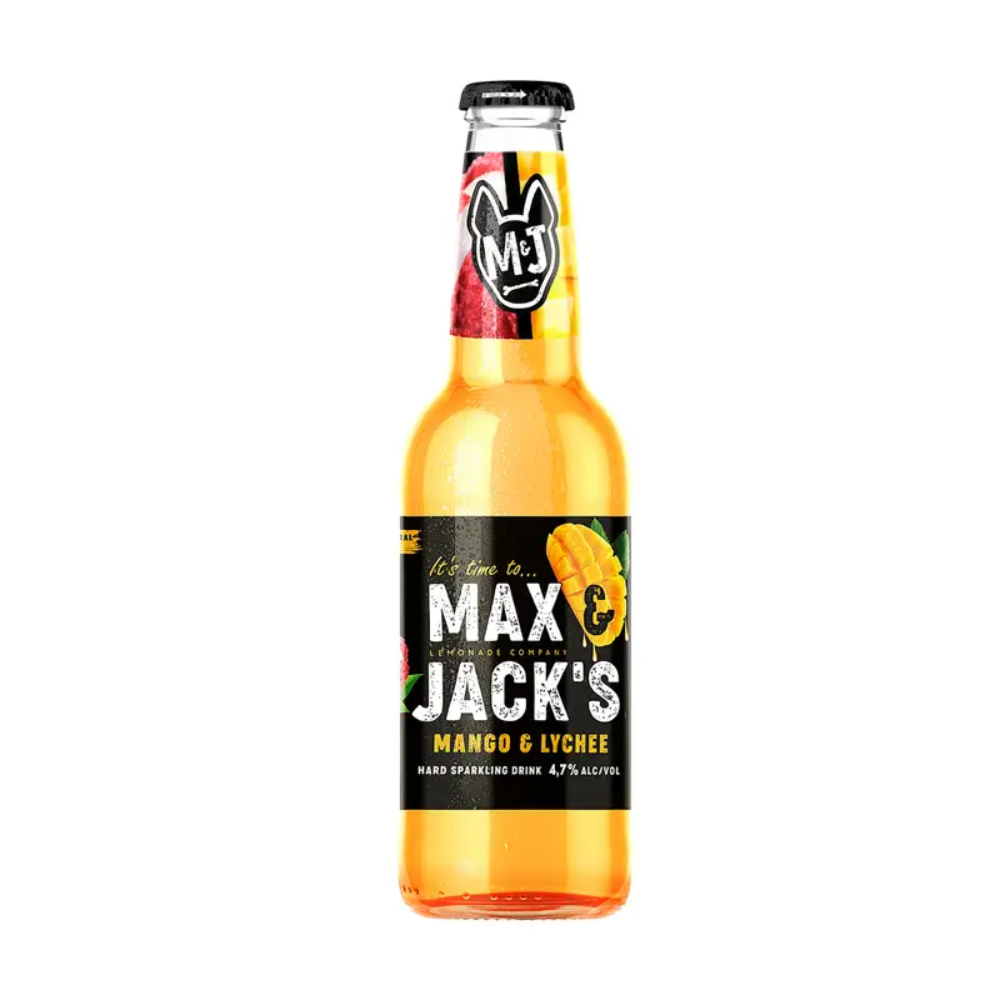 Пивной напиток Max&Jasks Mango & Lychee 0,4 л