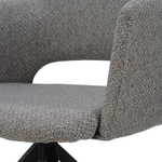 Кресло camila, рогожка, серое