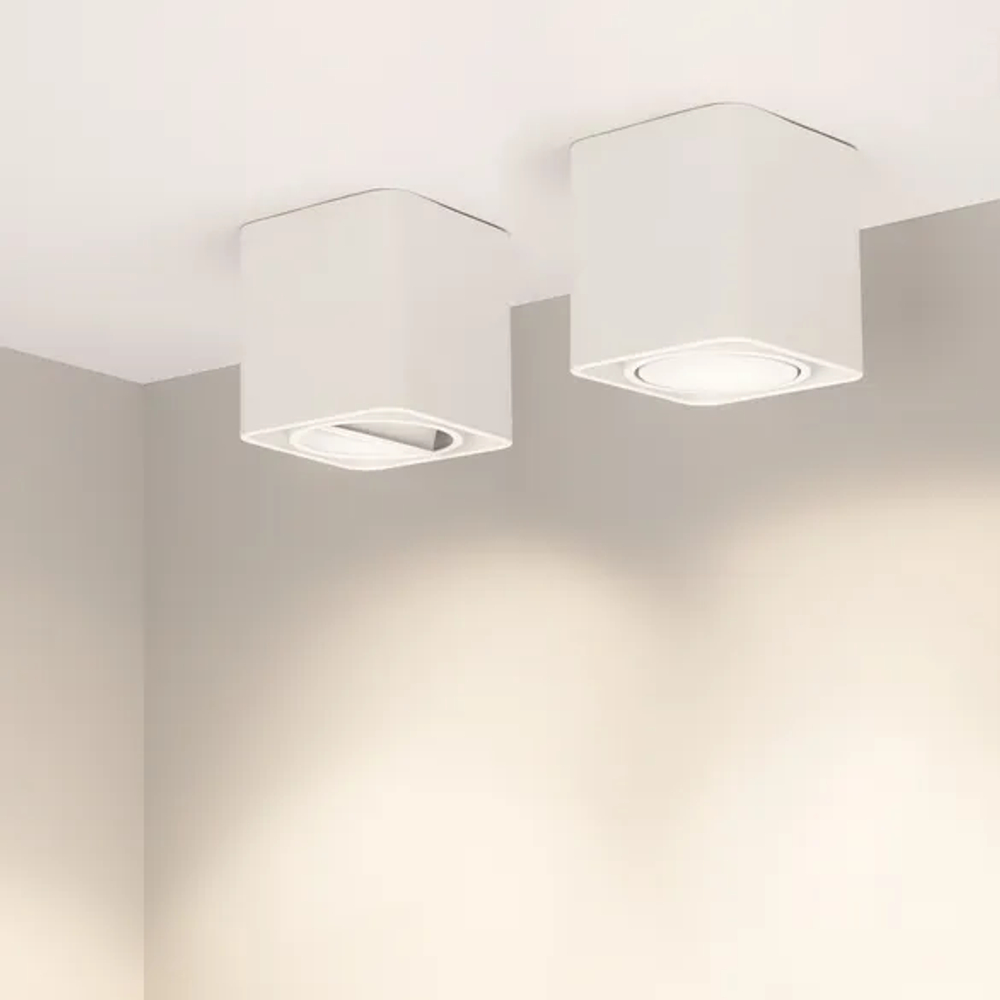 Светильник SP-CUBUS-S100x100-8W Warm3000 (WH, 45 deg, 230V) (Arlight, IP20 Металл, 3 года) 036051