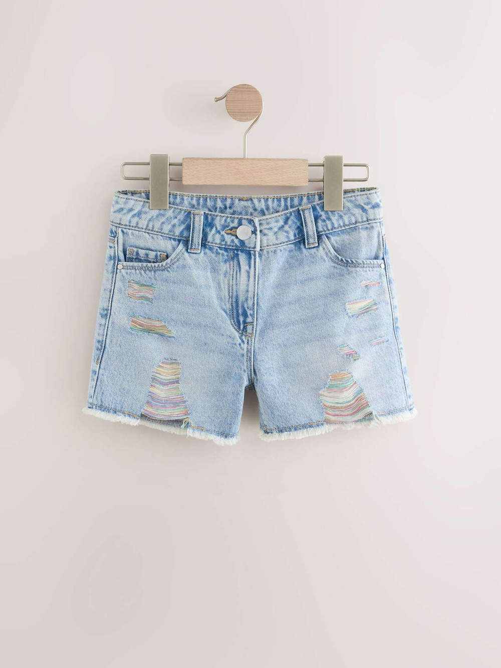 Шорты джинсовые для девочки Next AJ0-452, Голубой