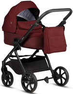Детская коляска Tutis Leo 3 Plus 3 в 1 с автокреслом Elo Lux EduSky Black 1582220 Burgundy
