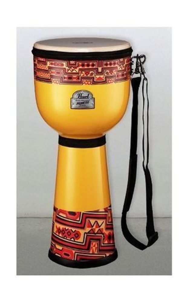 Fun Drum (Portable Djembe) Джембе 9,5&quot;Х24&quot;, С Ремнём, Цвет Tribal Gold Pearl Pfd-300