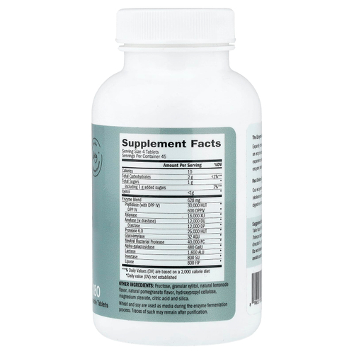 Houston Enzymes, Жевательные таблетки TriEnza, 180 жевательных таблеток