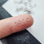 Колечки соединительные, сталь, р-р 3.5×0.4мм, цена за набор 50 шт