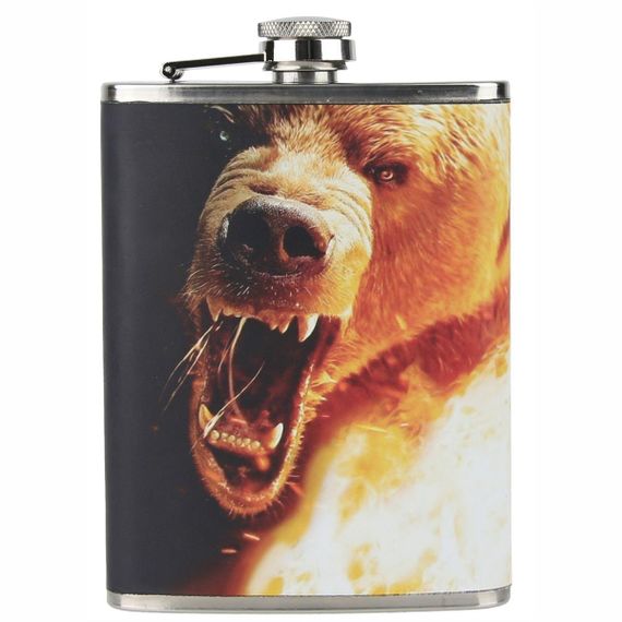 Фляжка Helios Медведь 240 мл (HS-F-B-A21-1)