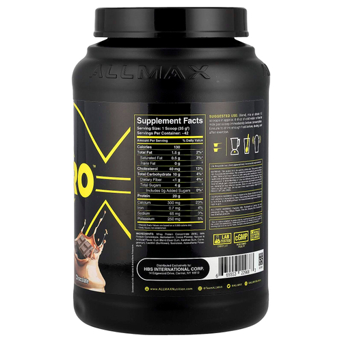 ALLMAX, Sport, ALLPRO Advanced Protein, с шоколадом, 1453 г (3,2 фунта)