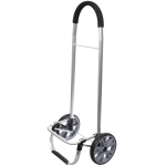 Тележка хозяйственная с сумкой (100*40*35см, колеса 21см,грузоподъемность до50 кг) HQ красная