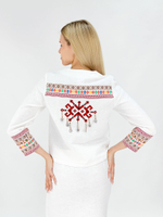 Жакет с чувашской вышивкой