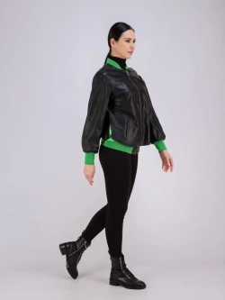 Куртка женская из натуральной кожи оверсайз Турция