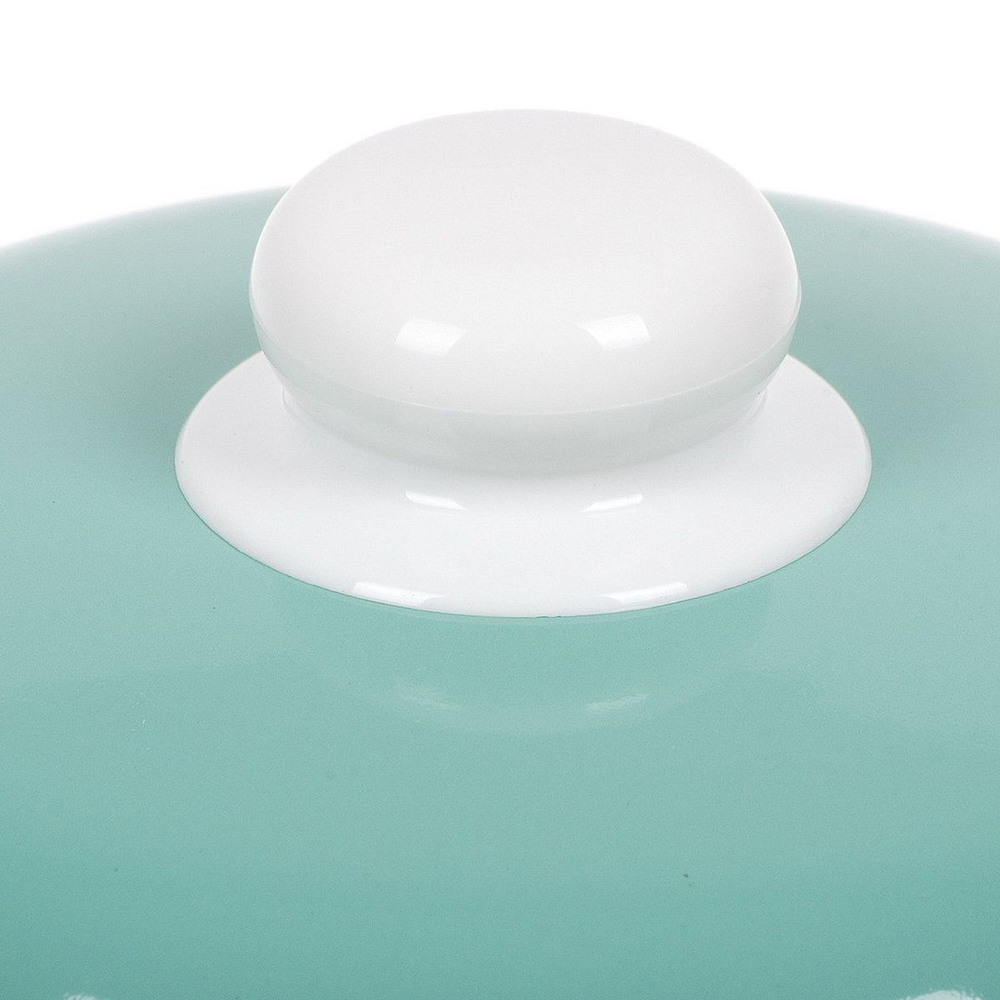 Набор эмалированной посуды 6 пр, кастрюли 2,3,4 л, СтальЭмаль, Утренний кофе, 6KB021M, бел