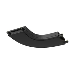 Конектор питания полукруглый Radity черный Technical tra084cr-11b