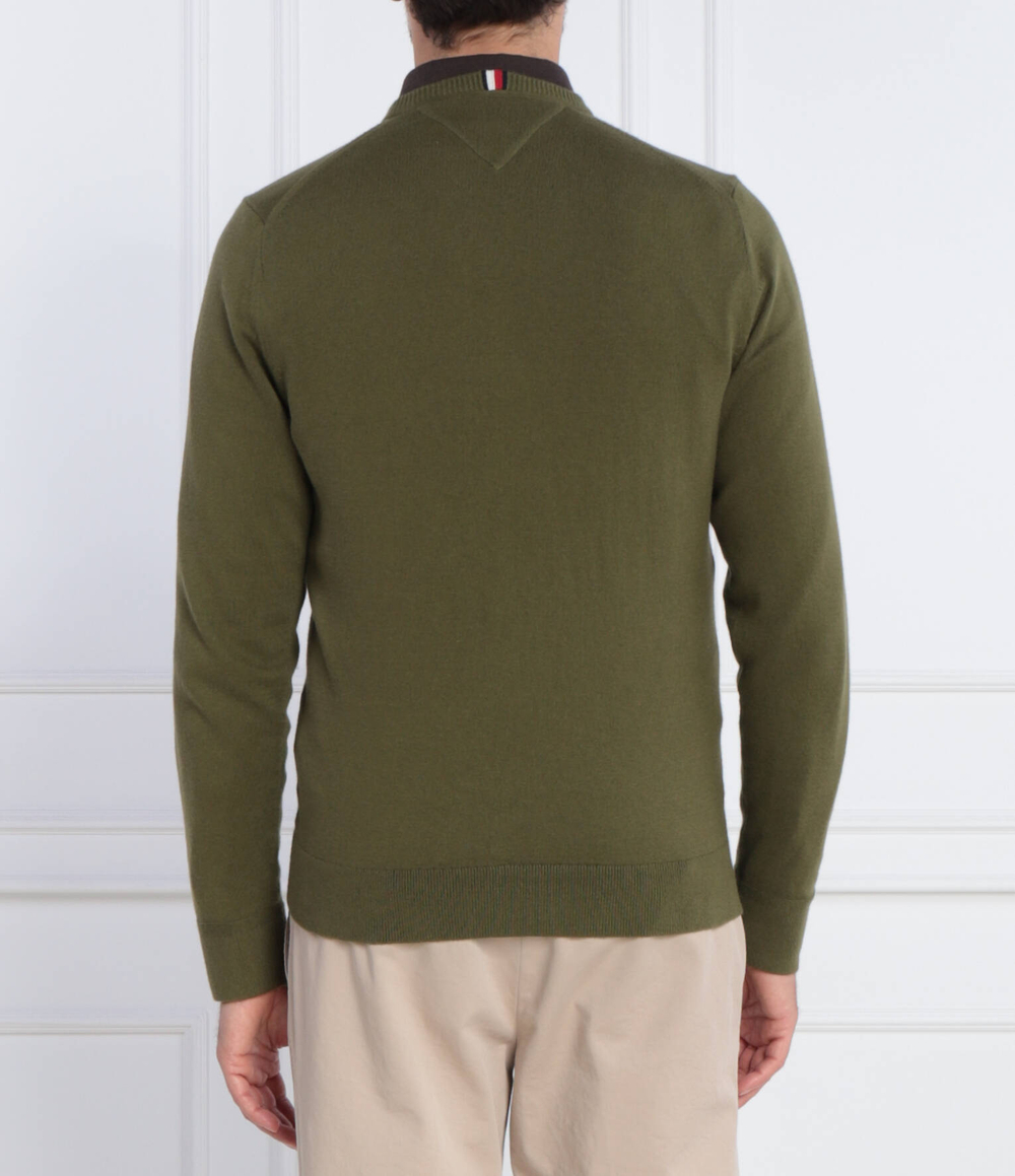 Свитер Tommy Hilfiger - зеленый(MW0MW28046)