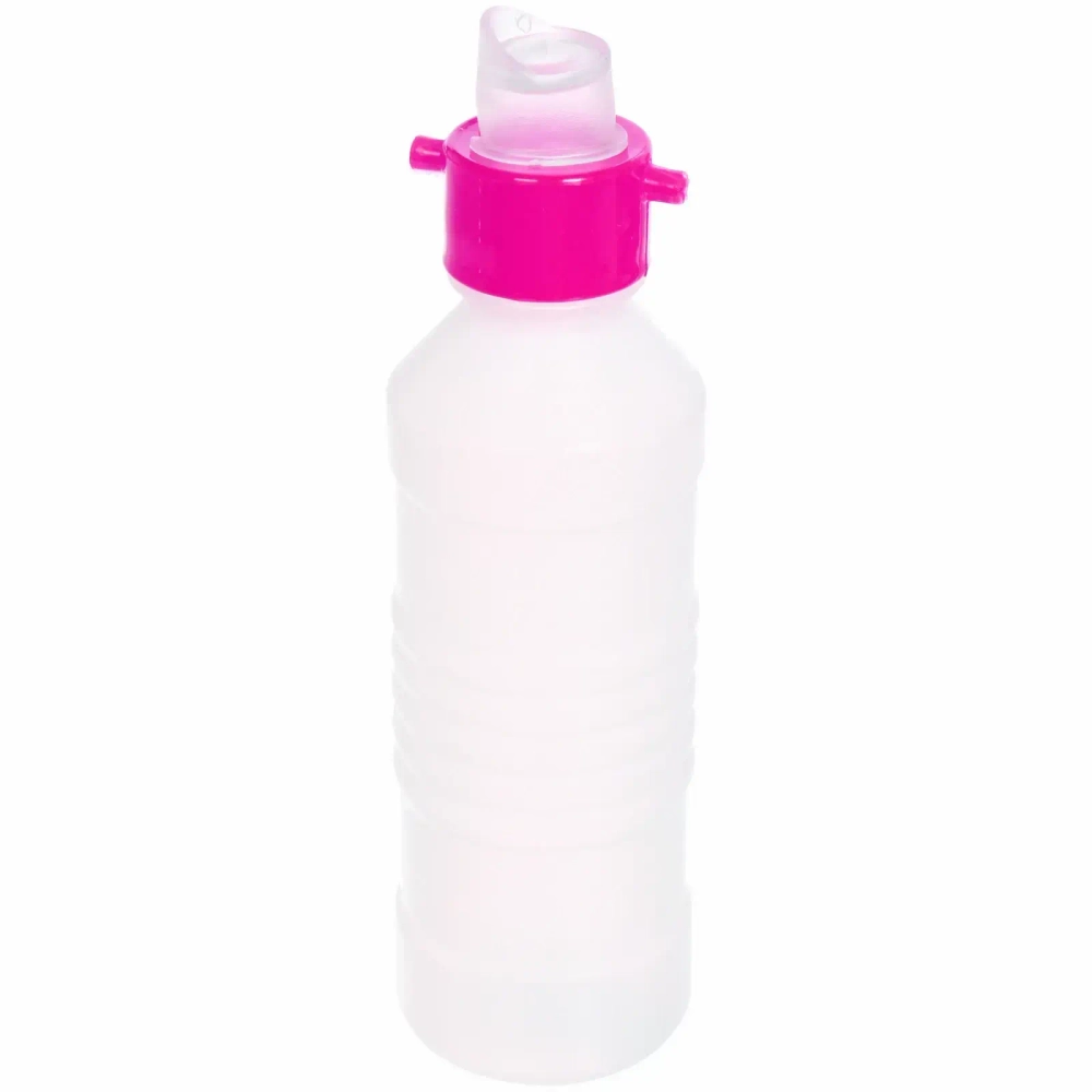 Поилка портативная прогулочная «ЛЮБИМЫЙ БРО», цвет розовый, 20см 250мл